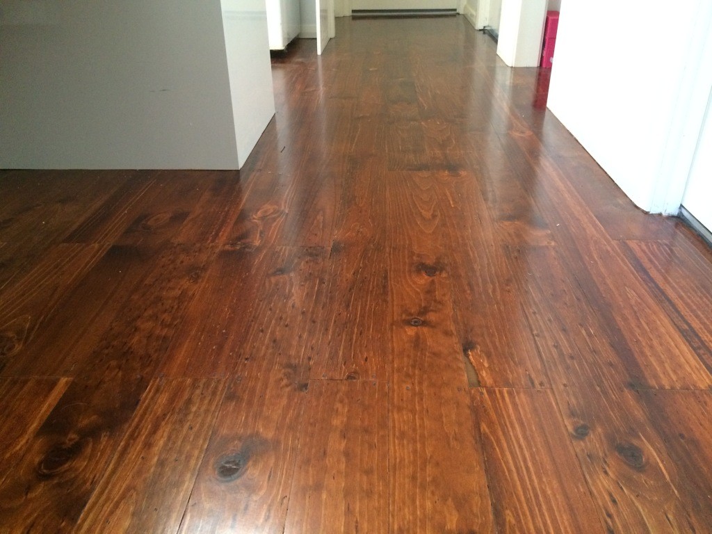 existing hardwood timber floor
