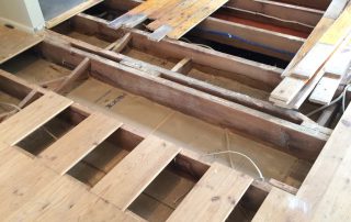 timber floor repair before