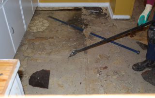 lino removal floor preparation